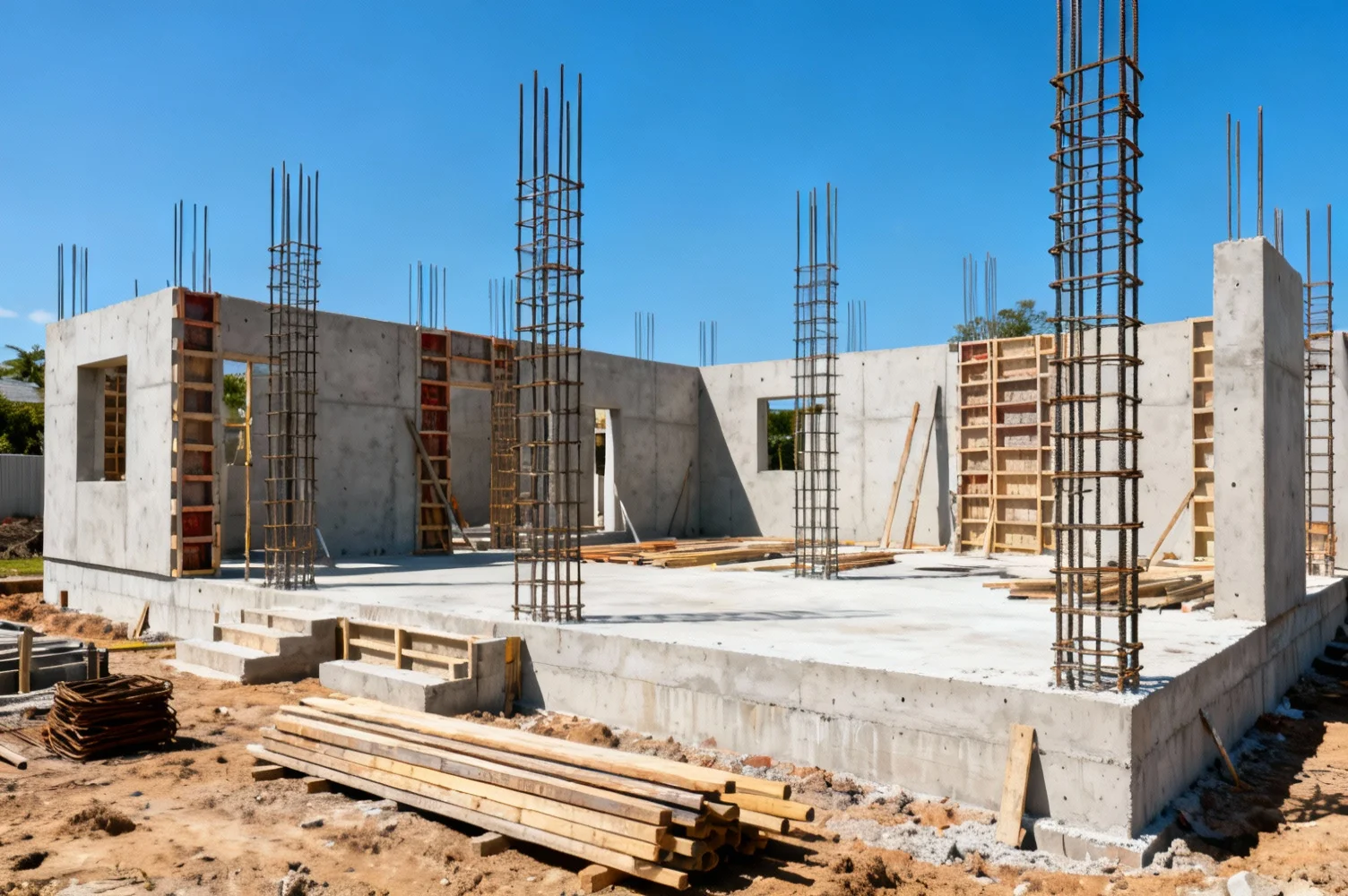 Chantier de construction